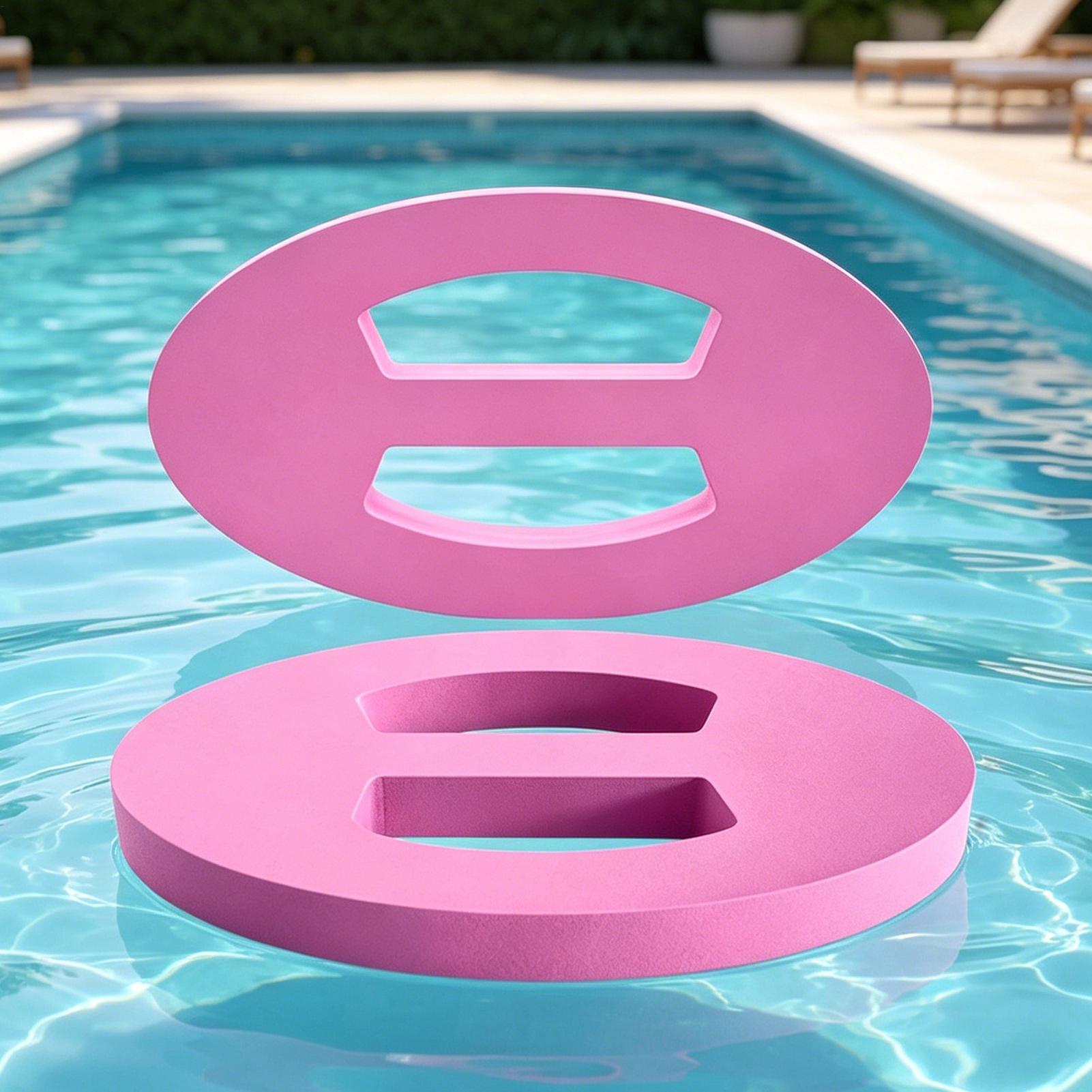 Aquatic Sports Equipment - アクアフィットネスディスク ハンドヘルド水泳用エルゴノミックフォーム器具 ウォーターエアロビクス器具 筋トレ スクワット スポーツジム用