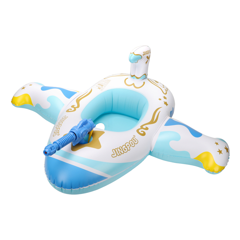 スイムボボ ブルー キッズ 飛行機型 水泳シート 浮き輪 イ - Aquatic Sports のレビューと価格