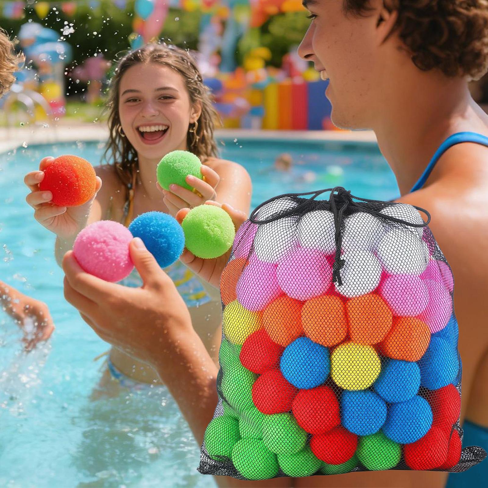 60個入り 再利用可能 ウォータースポンジボール ソフトトイ - Aquatic Sports のレビューと価格